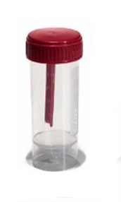 CONTENITORE PER FECI 30 ML CON TAPPO A VITE