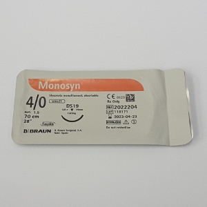 MONOSYN AGO TRIANGOLARE USO 4/0 - 1,5EP