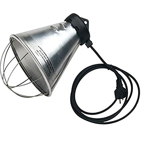 LAMPADA PER GABBIE IN PVC E ACCIAIO