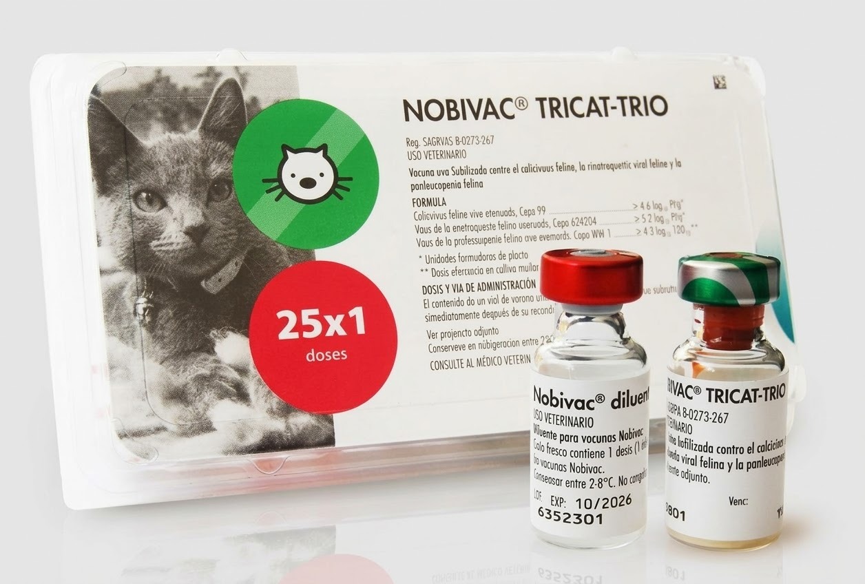 NOBIVAC TRICAT TRIO 25X1 DS + SOLV