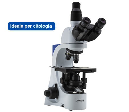 MICROSCOPIO  OPTIKA TRINOCULARE