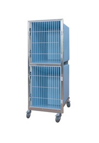 Gabbia da ricovero2 posti in pvc