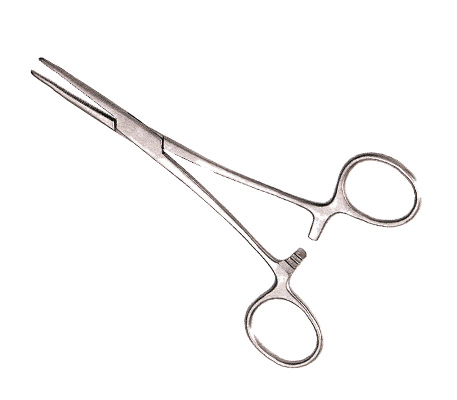 Pinza emostatica CRILE 140mm. curva