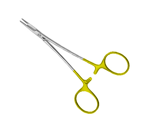 Porta aghi Olsen–Hegar con inserti in TC. 190mm.