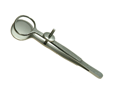Pinza palpebre Desnarres